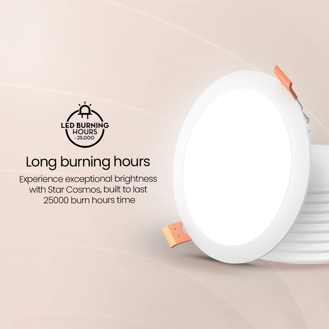 12W Star Cosmos Round Led Recess Panel - Image 3
