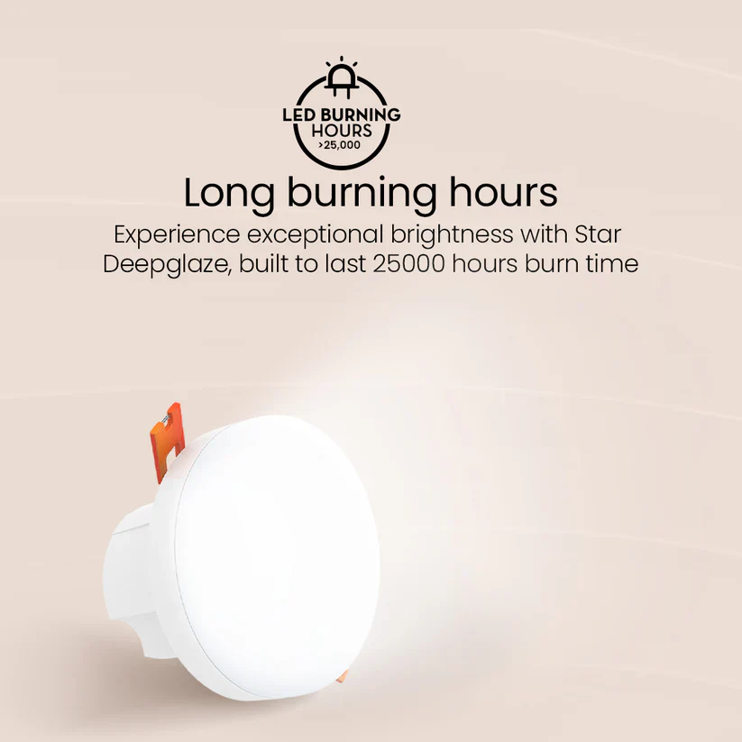 12W Star Deepglaze Round Led Downlighter - Image 5