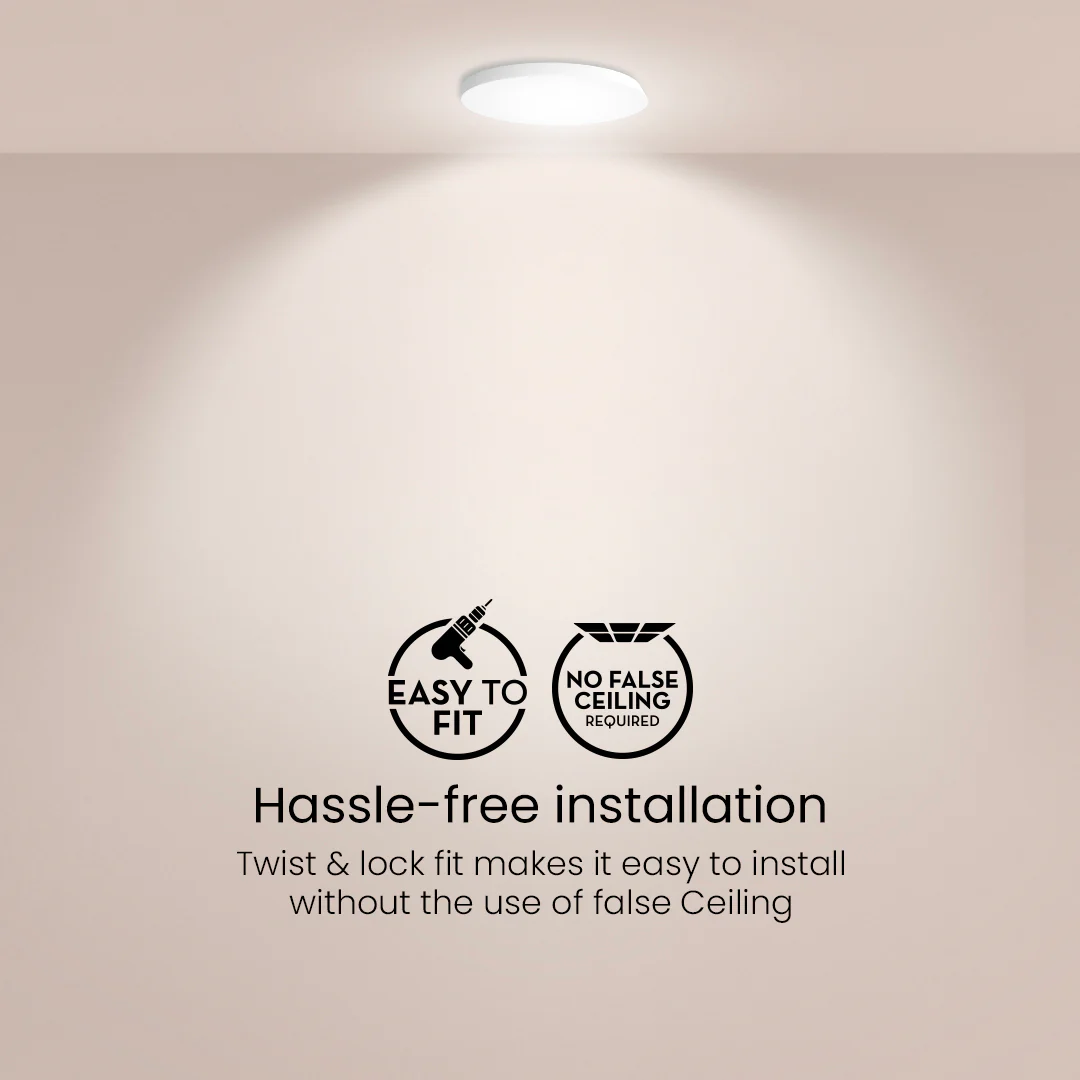 12W Star Stylus Round Led Surface Panel - Image 5