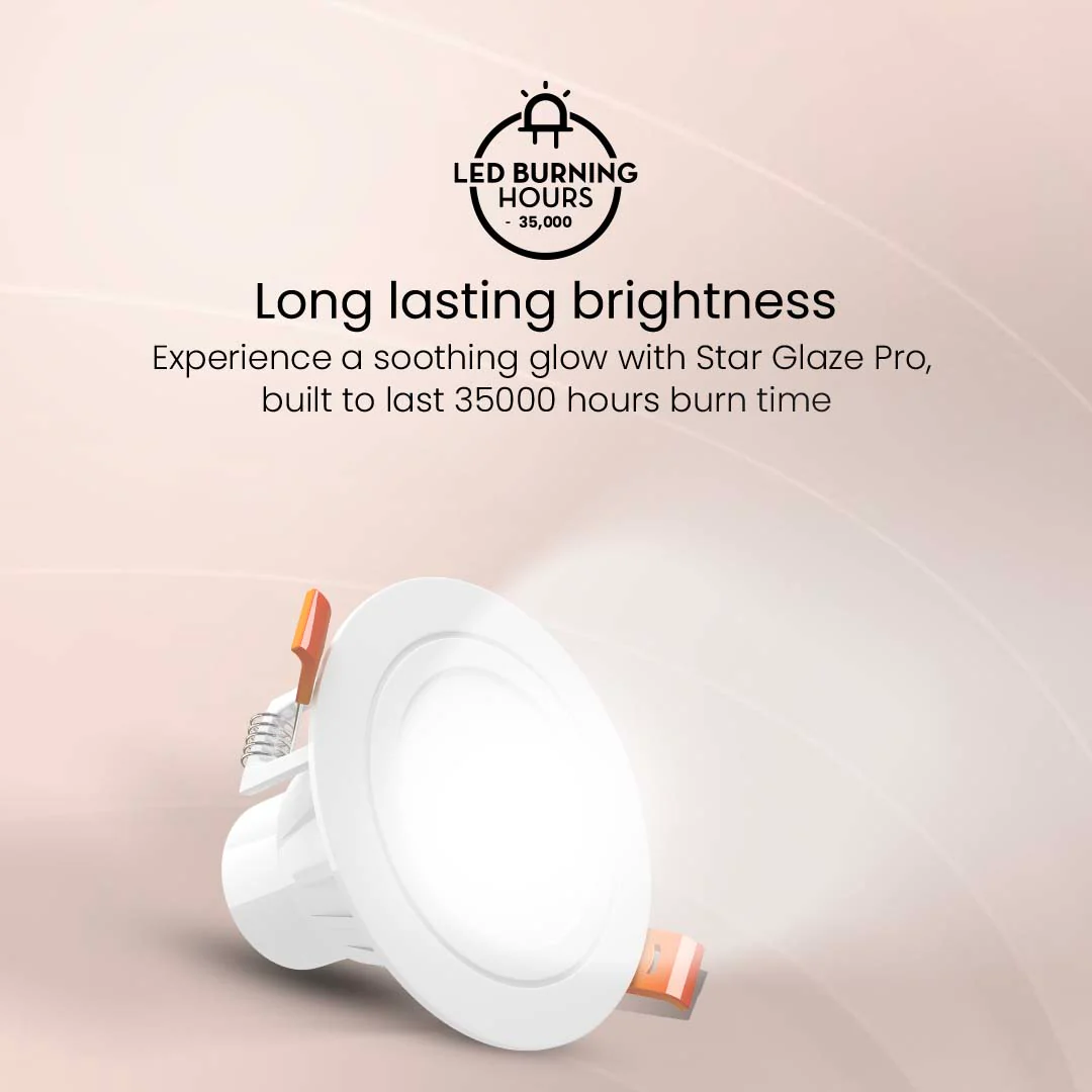 5W Star Glaze Pro Round Led Downlighter - Image 3