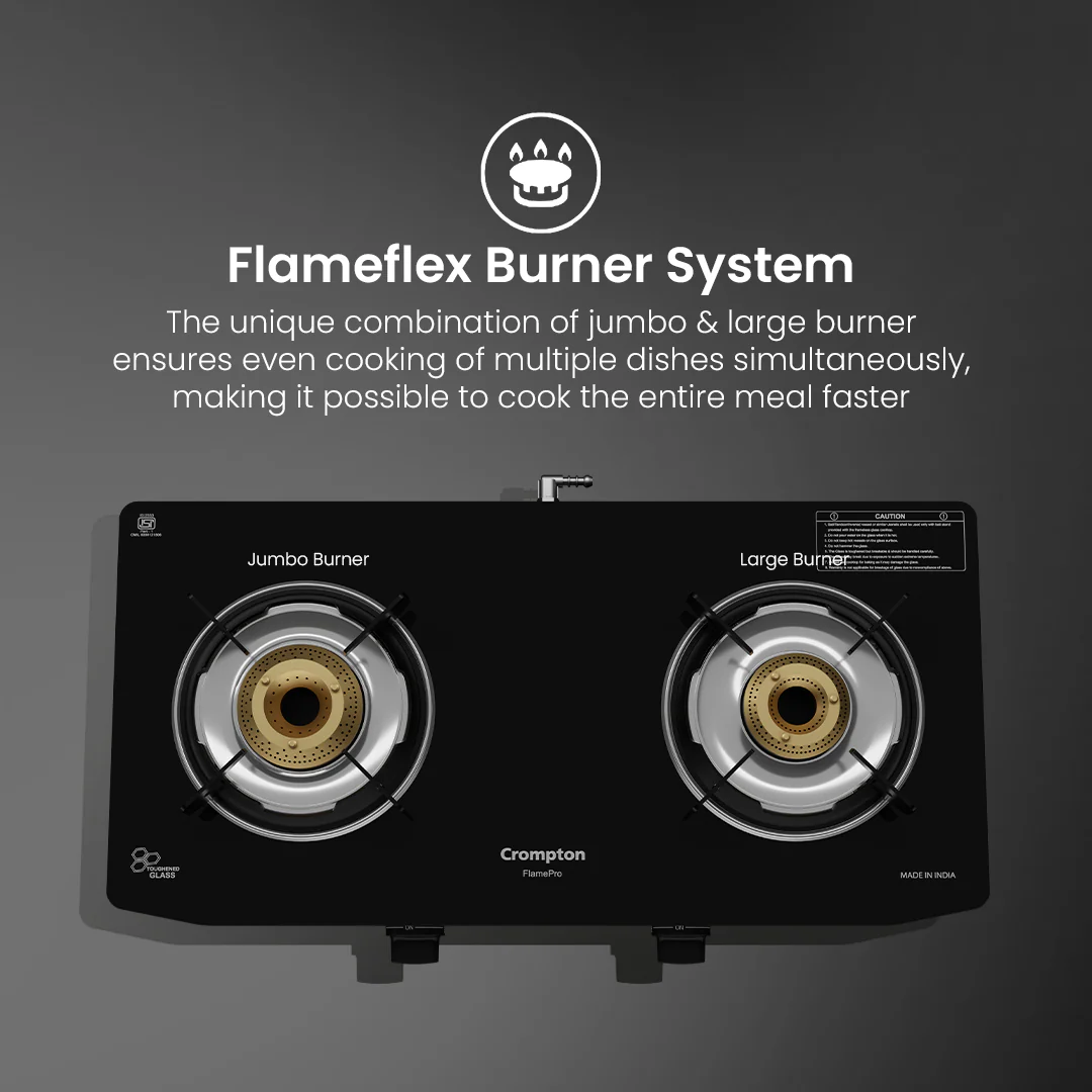Crompton Cooktop FlamePro 2 Burner MS Body - Image 5