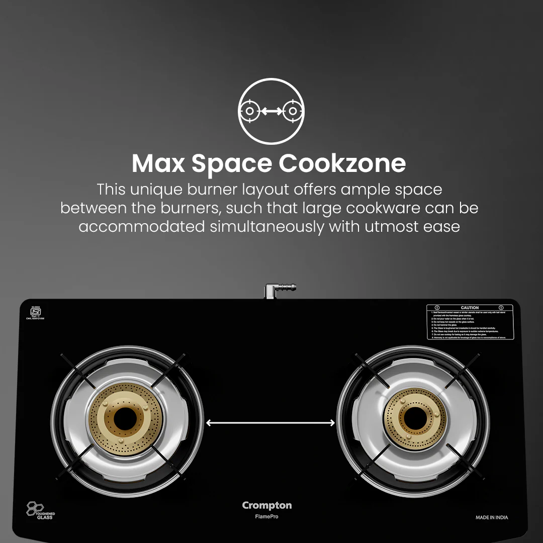 Crompton Cooktop FlamePro 2 Burner MS Body - Image 7