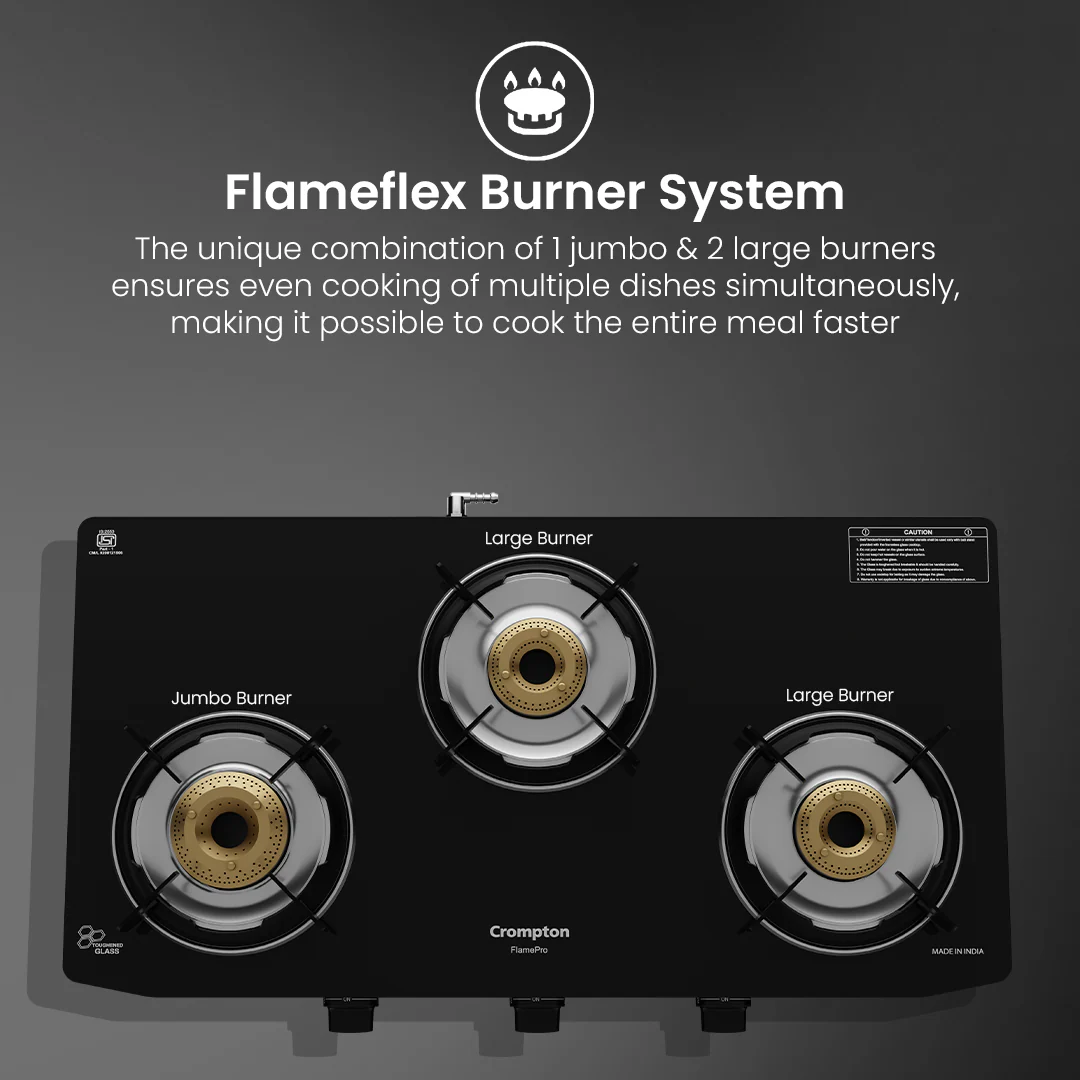 Crompton Cooktop FlamePro 3 burner MS Body - Image 4