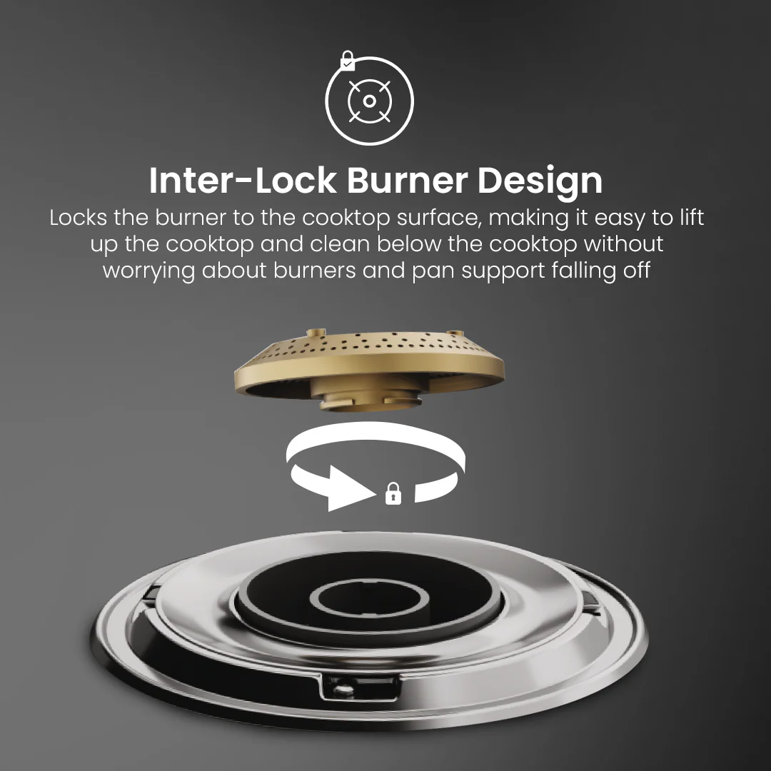 Crompton Cooktop FlamePro 4 Burner MS Body - Image 9
