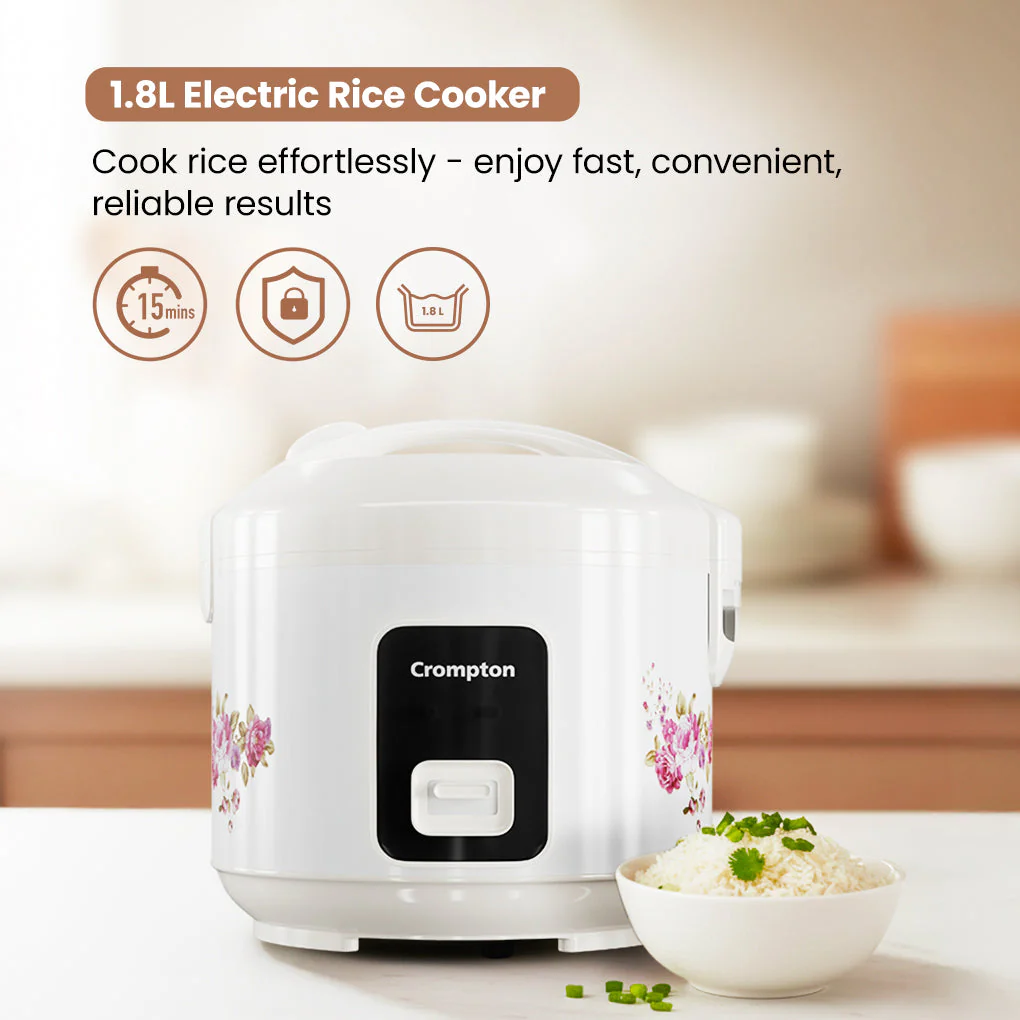Crompton 1.8L Electric Rice Cooker - Image 2