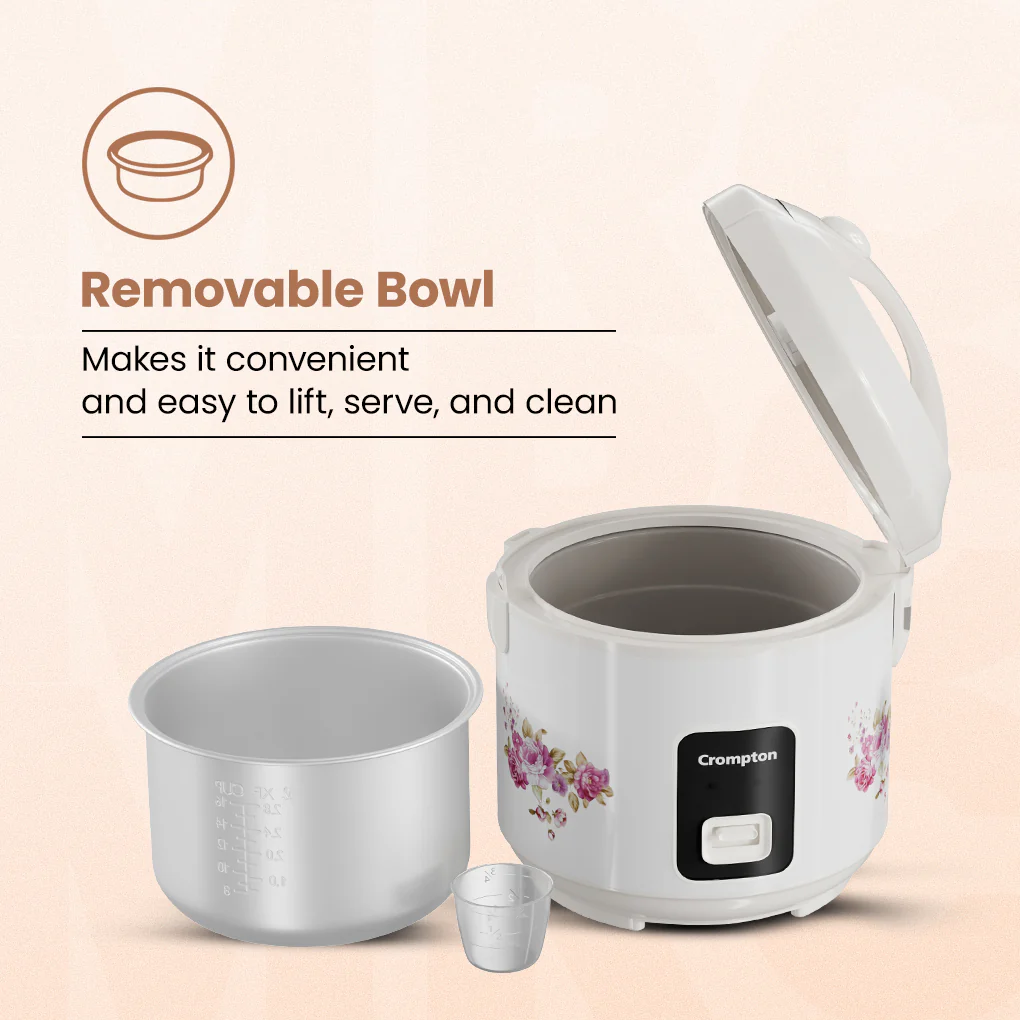 Crompton 2.8L Electric Rice Cooker - Image 4