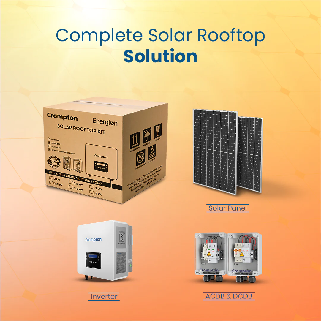 Crompton Energion 3.6 kW Single Phase Solar Rooftop Solution - Image 6