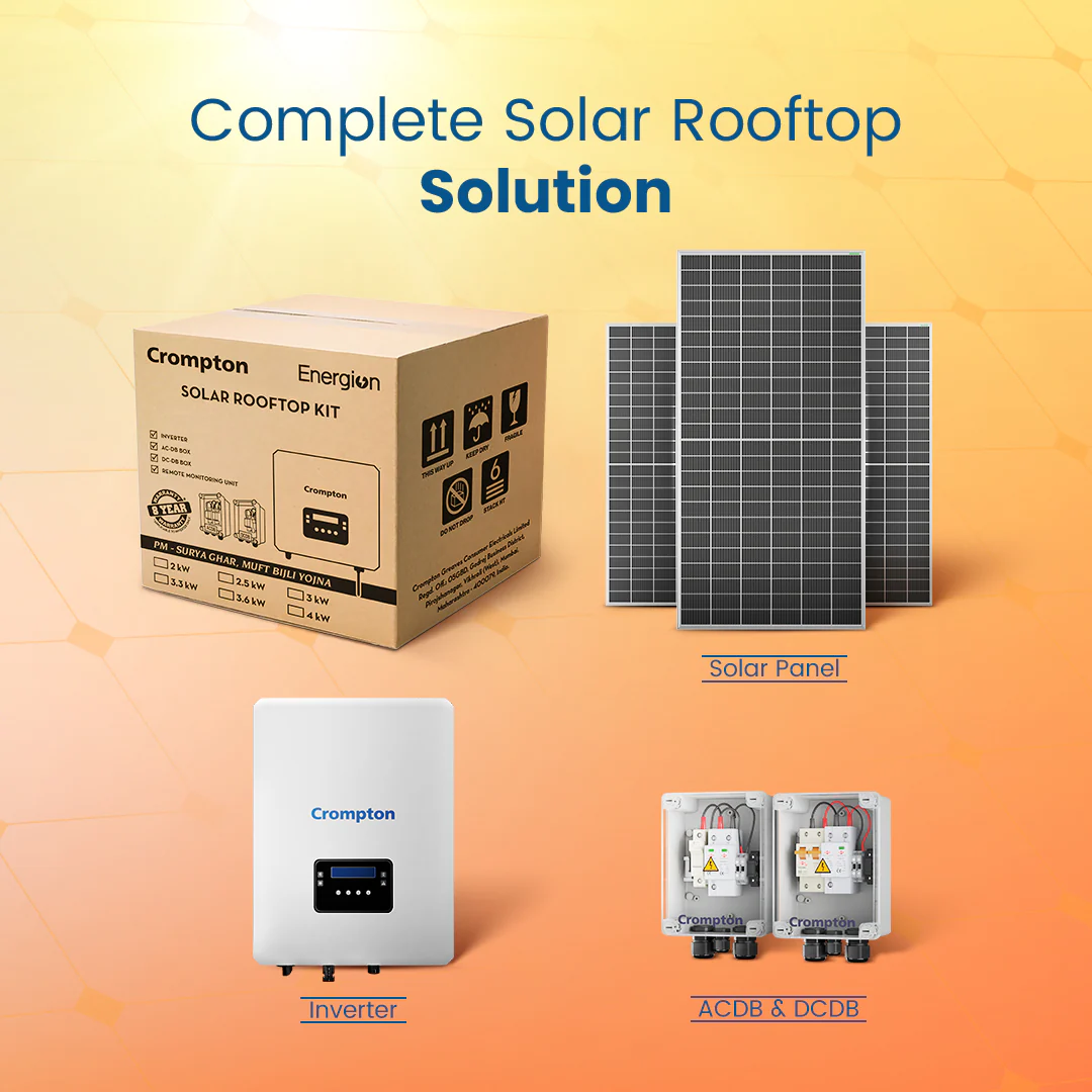 Crompton Energion 5.4 kW Single Phase Solar Rooftop Solution - Image 6