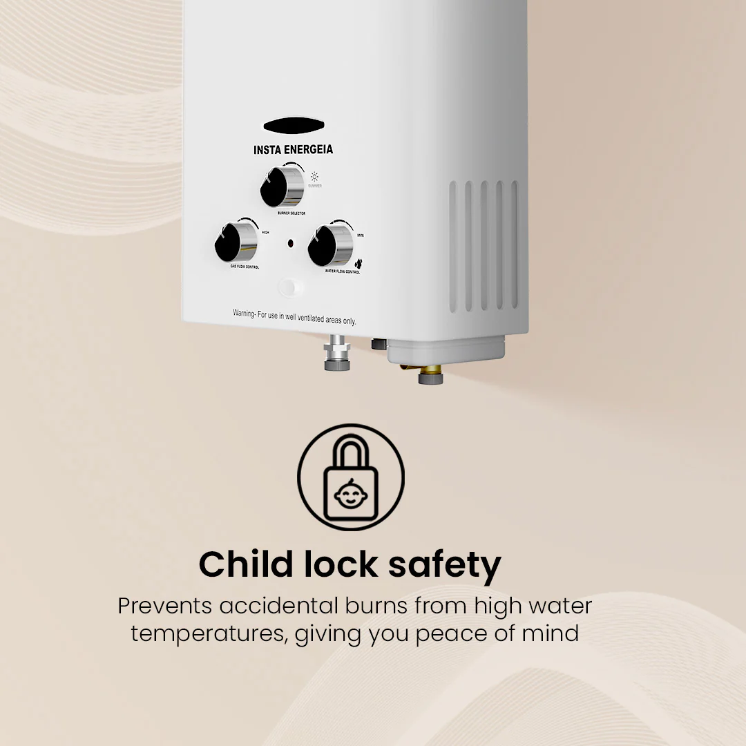 Crompton 6Litre LPG Gas Water Heater - Image 3