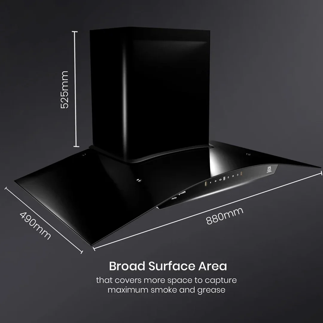 Crompton Aeries Curv Filterless IND Chimney - Image 15