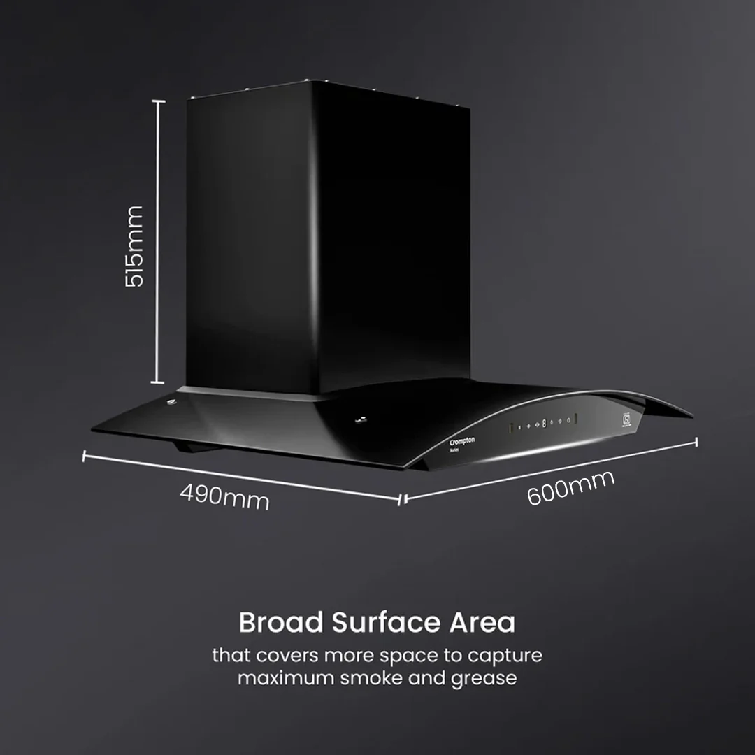 Crompton Aeries Curv Filterless IND Chimney - Image 4