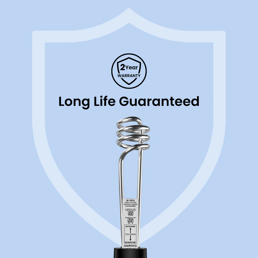 Crompton AIMR SP15A 1500 W Immersion Water Heater with IP68 Protection - Image 4
