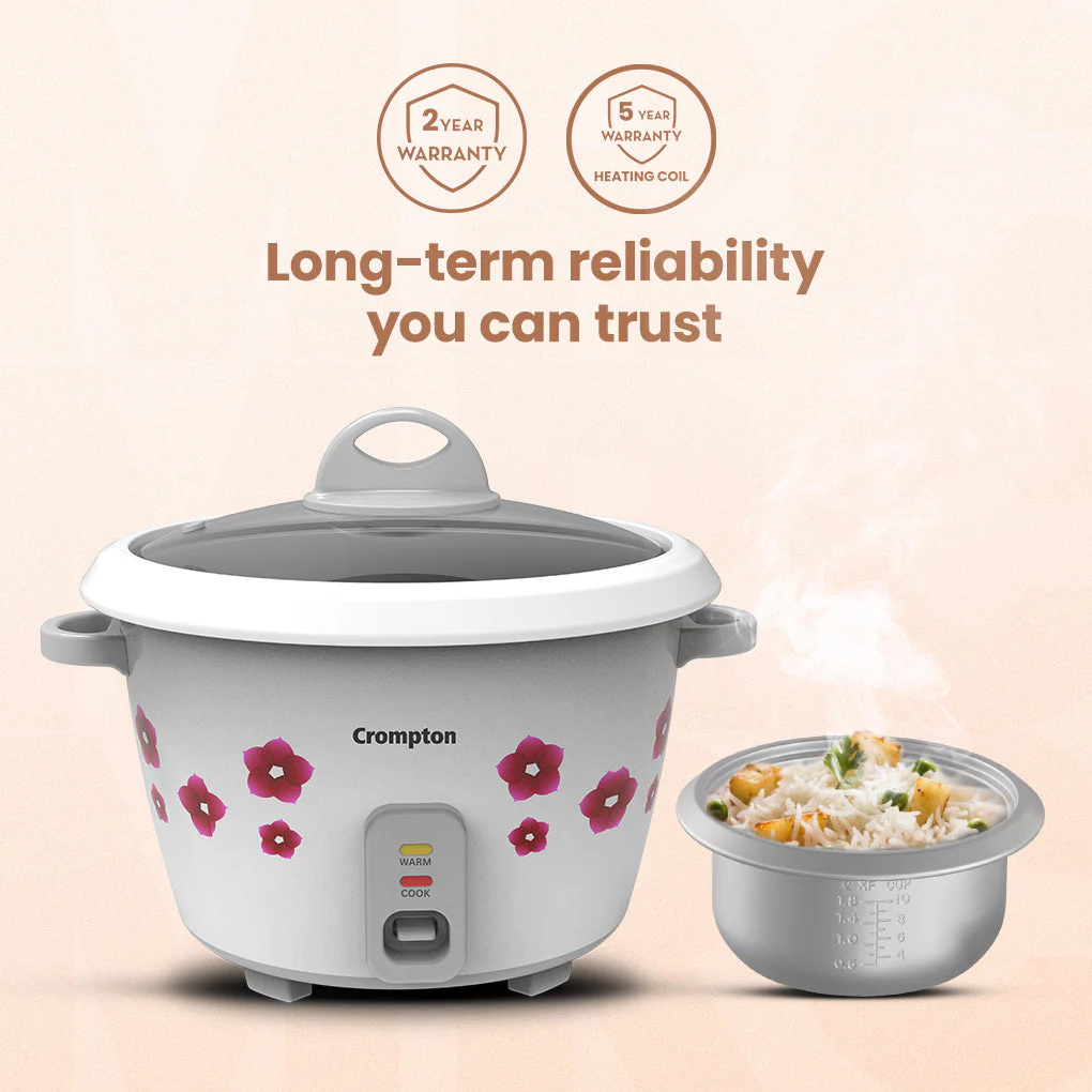 Crompton Ameo 1.8L Electric Rice Cooker - Image 7