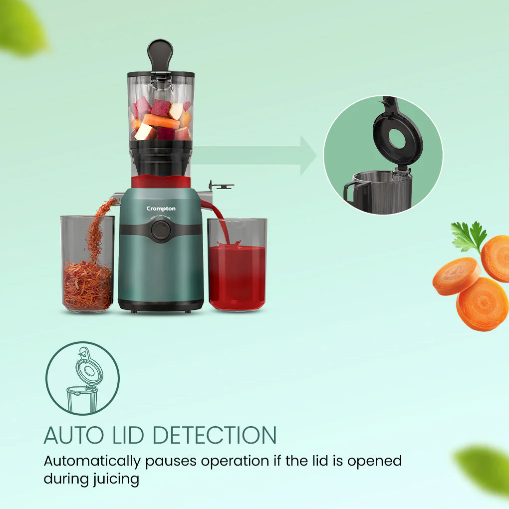Crompton Ameo Fresh Cold Press Juicer | 200 Watts - Image 5