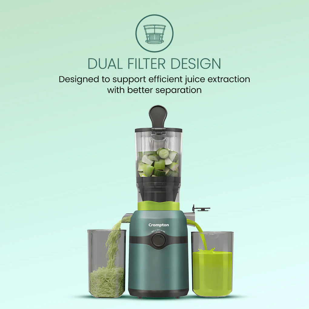 Crompton Ameo Fresh Cold Press Juicer | 200 Watts - Image 7