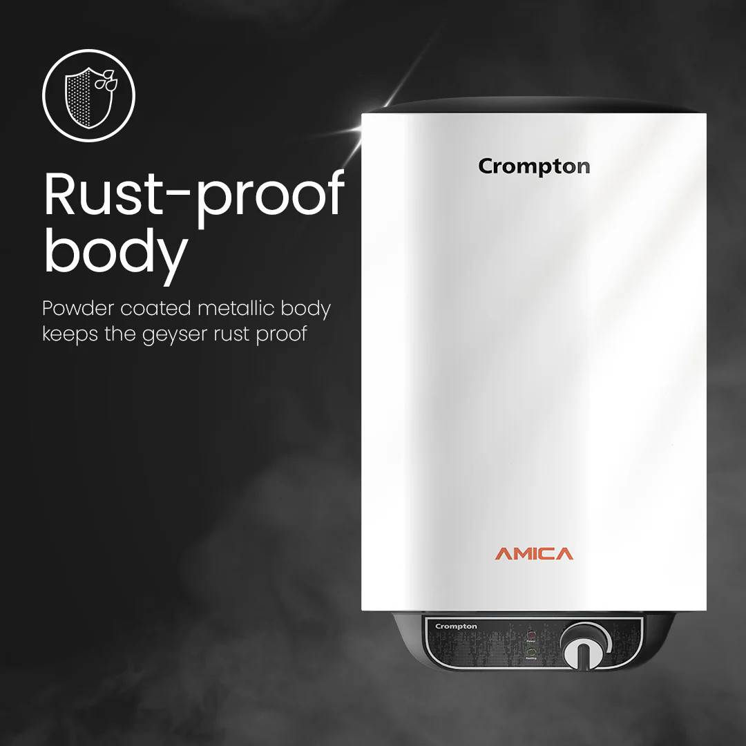 Crompton Amica Classic, 2000W Rated Storage Water Heater - Image 3