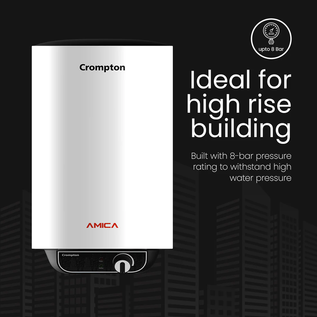 Crompton Amica Classic, 2000W Rated Storage Water Heater - Image 4