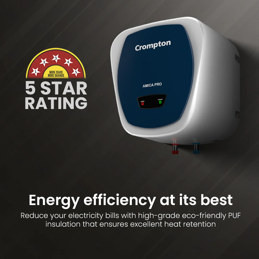 Crompton Amica Pro, 5 Star Rated Storage Water Heater - Image 6