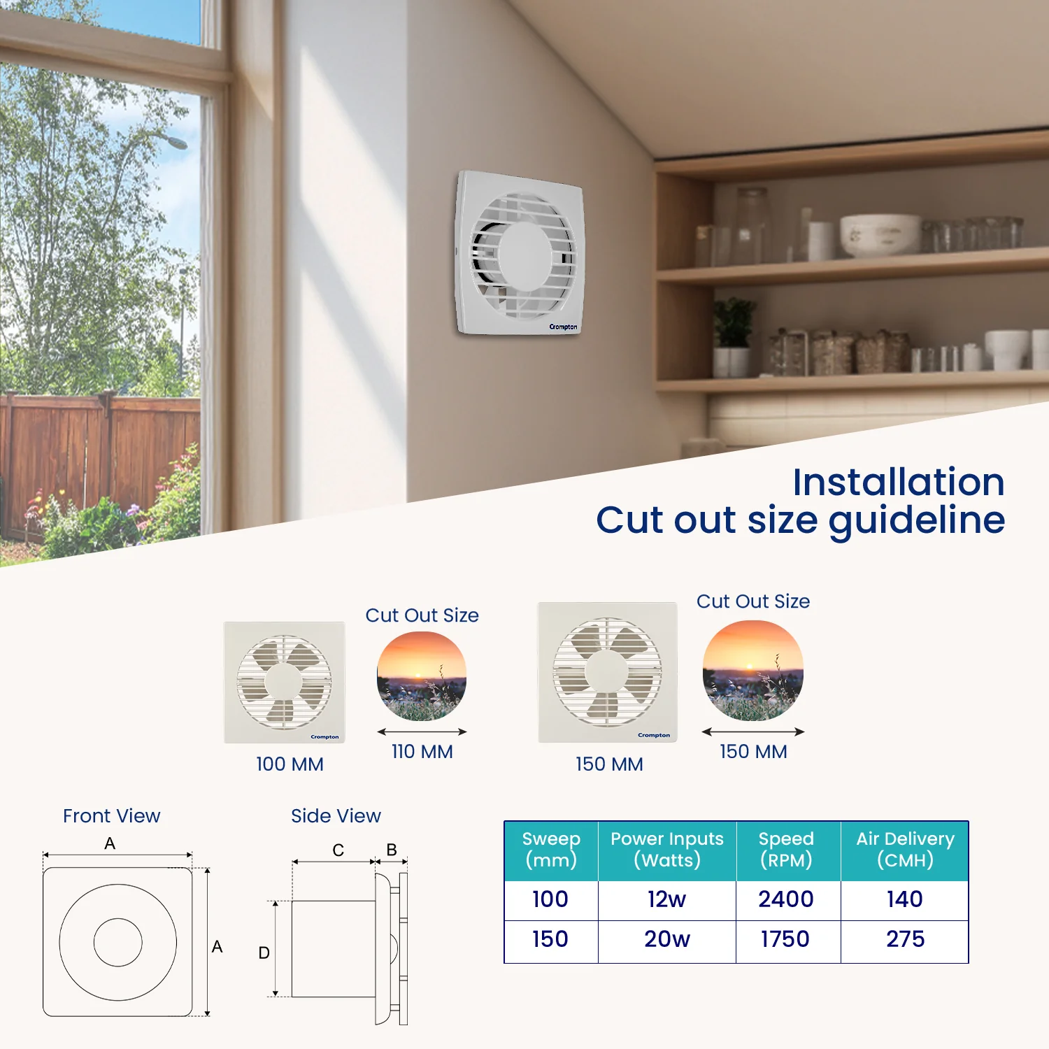 Crompton Axial Air Exhaust Fan - Image 11