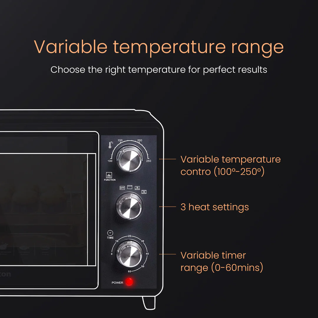 Crompton Baker's Delight 25 Litres Oven Toaster Grill (OTG) - Image 3