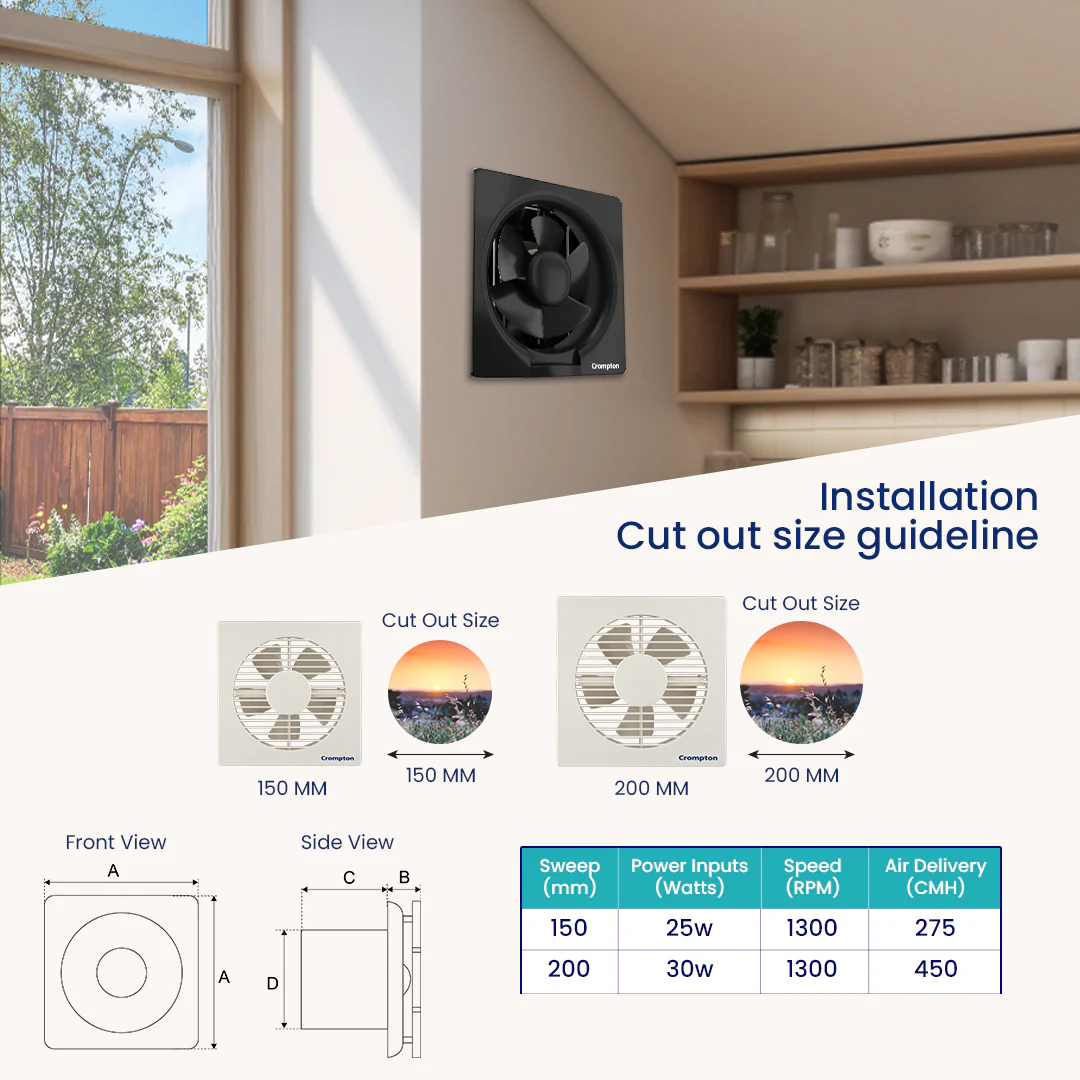 Crompton Brisk Air Plus Exhaust Fan - Image 11