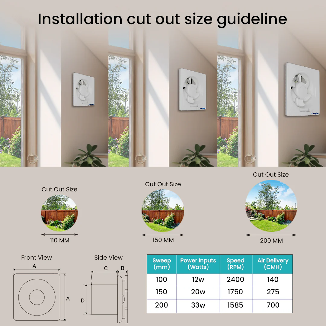 Crompton Briskair Neo Exhaust Fan - Image 5