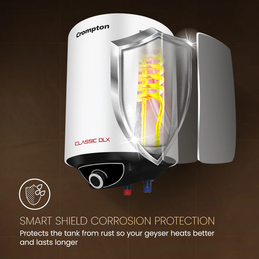 Crompton Classic DLX, 2000W Storage Water Heater - Image 3