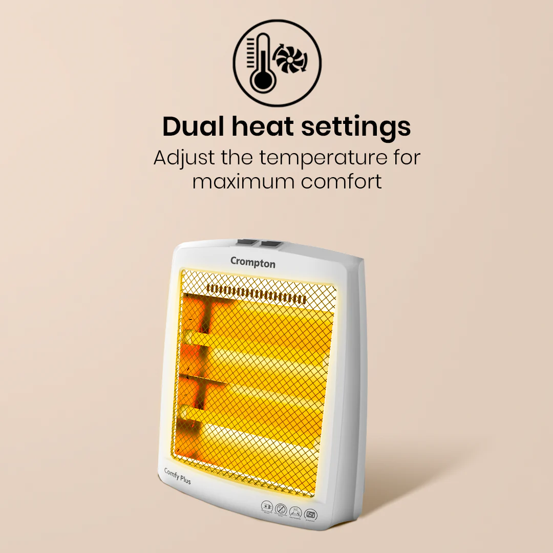 Crompton Comfy Plus 800W quartz Heater - Image 8