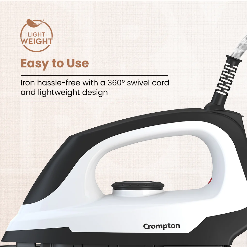 Crompton Cromyon 1000 Watts Dry Iron - Image 4