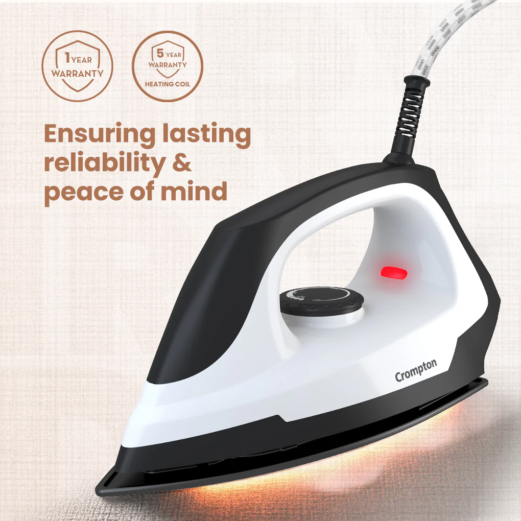 Crompton Cromyon 1000 Watts Dry Iron - Image 6