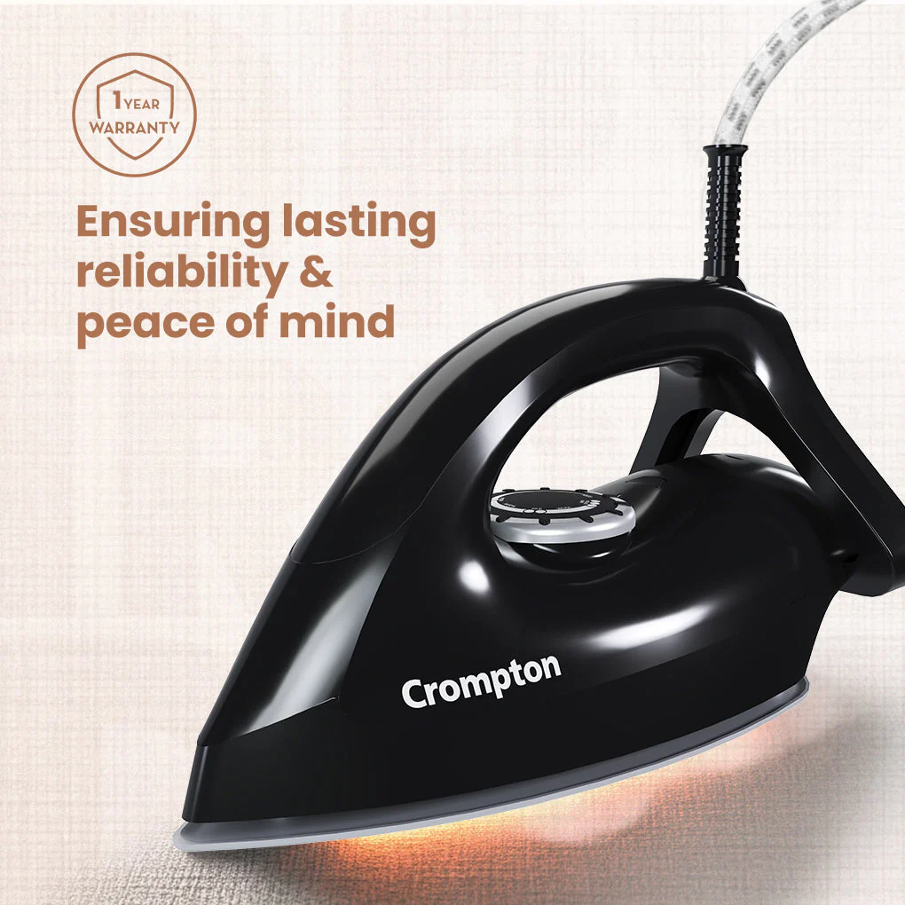Crompton Desire Plus 1100W Heavy Weight Dry Iron - Image 6