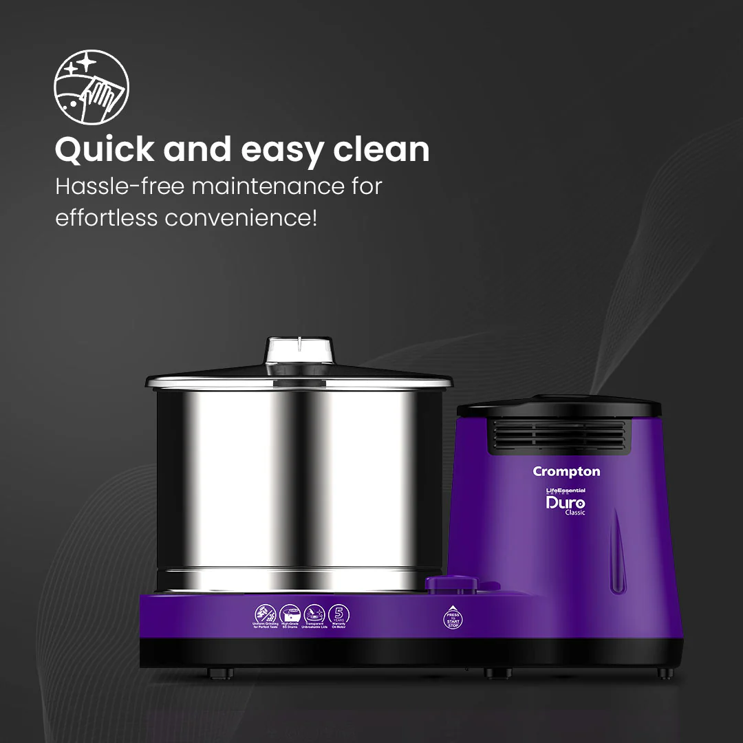 Crompton Duro Classic Wet Grinder 150W, Mixer Grinder - Image 5