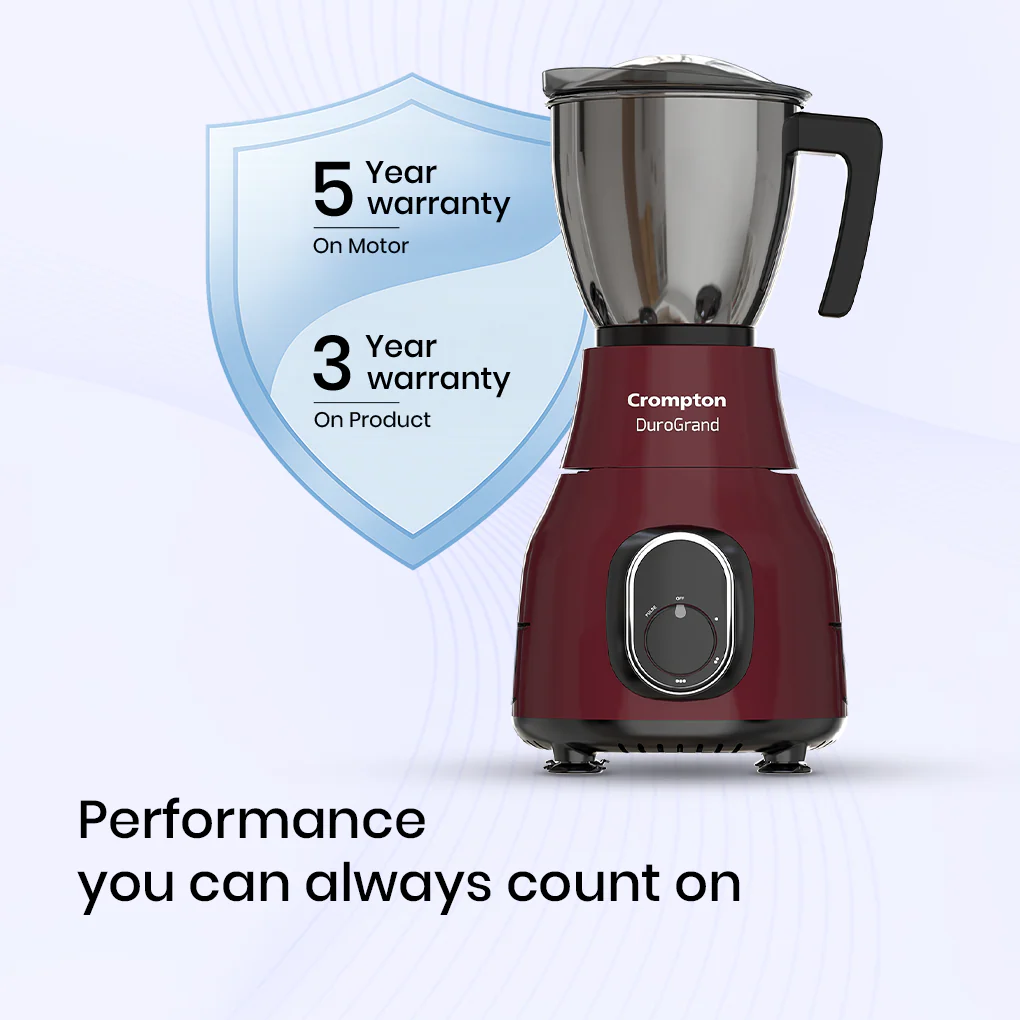 Crompton DuroGrand 750W Mixer Grinder 4 Jars - Image 5