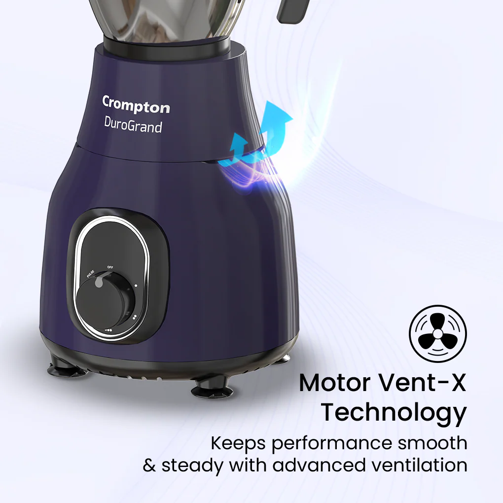 Crompton DuroGrand 750W Mixer Grinder 5 Jars - Image 3