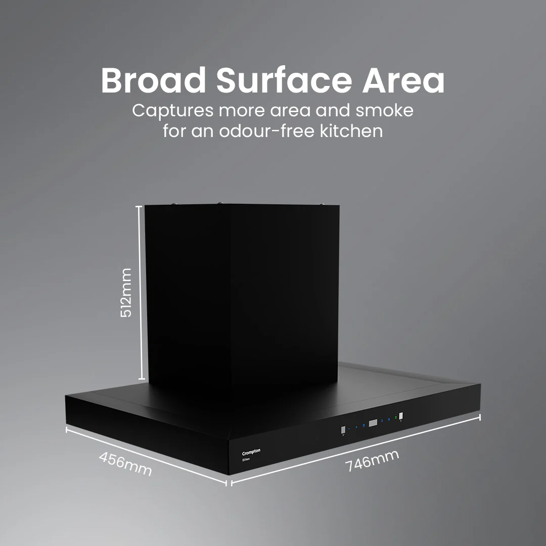 Crompton Eliteo Box Filterless Chimney - Image 11
