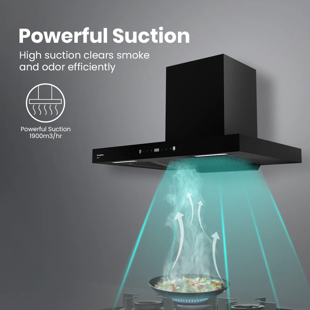 Crompton Eliteo Box Filterless Chimney - Image 16