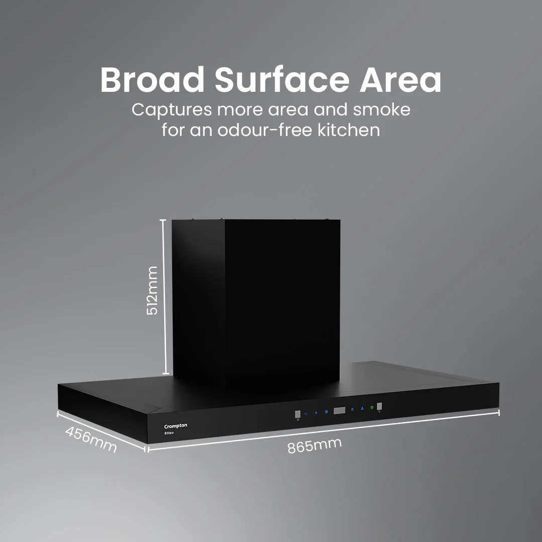 Crompton Eliteo Box Filterless Chimney - Image 17
