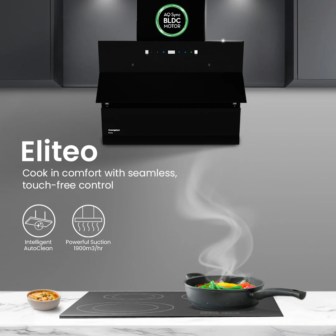 Crompton Eliteo Inclined Filterless Chimney - Image 2