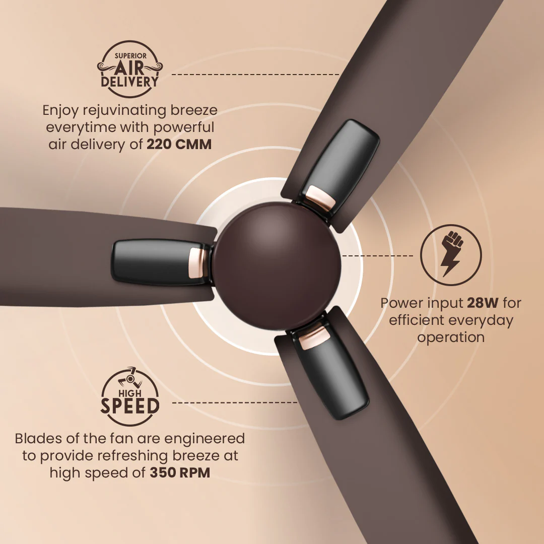 Crompton Energion Caelum 1200mm BLDC Ceiling Fan - Image 3