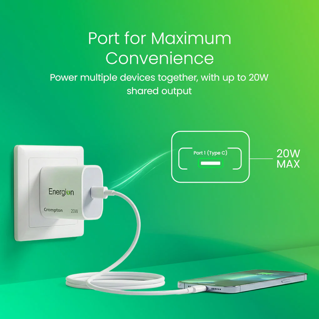Crompton Energion Mobile Charger 20W PD - Image 3