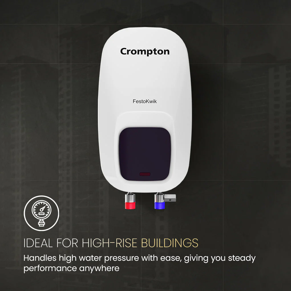 Crompton FestoKwik, 3000W Instant Water Heater - Image 3