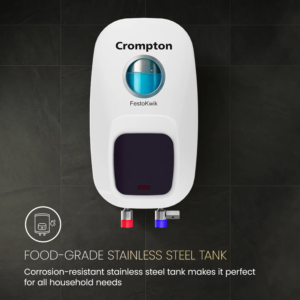 Crompton FestoKwik, 3000W Instant Water Heater - Image 4
