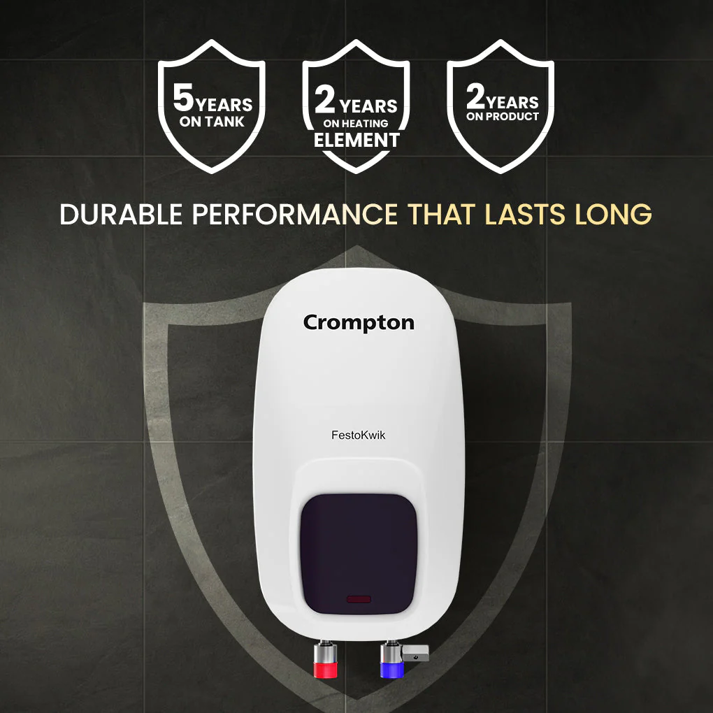 Crompton FestoKwik, 3000W Instant Water Heater - Image 5
