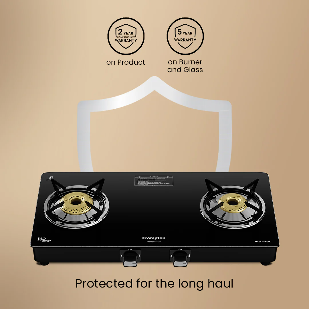 Crompton FlameMaster 2 Burner 65 cm Glass Cooktop - Image 9