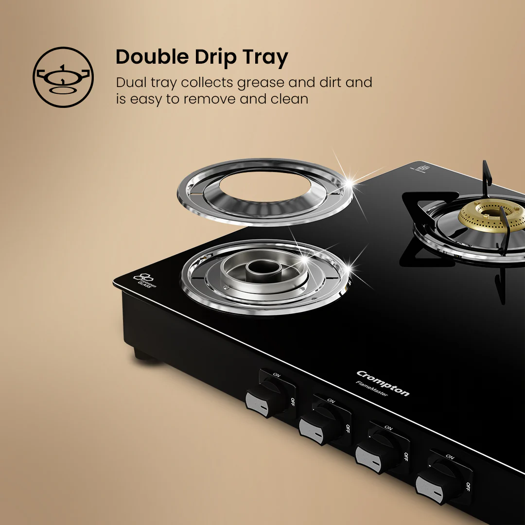 Crompton Cooktop FlameMaster 4 Burner 70 cm Glass - Image 5
