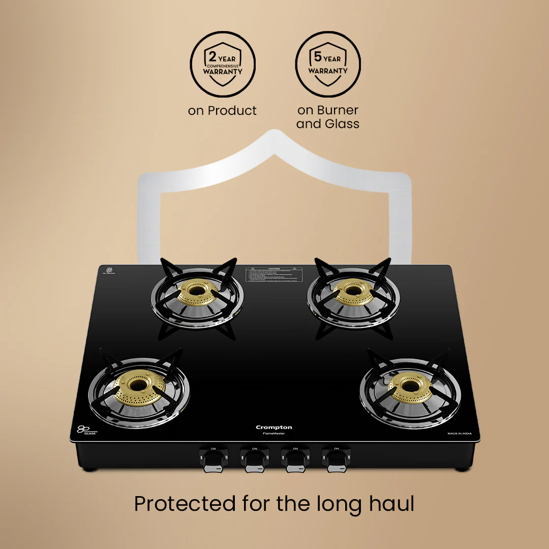 Crompton Cooktop FlameMaster 4 Burner 70 cm Glass - Image 9
