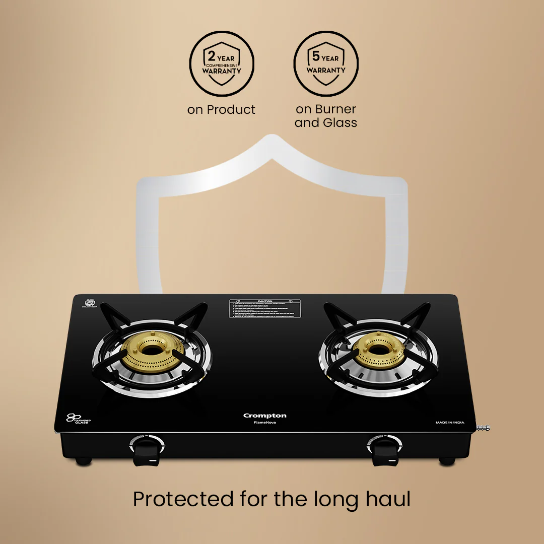 Crompton Cooktop FlameNova 2 Burner 60 cm Glass - Image 9