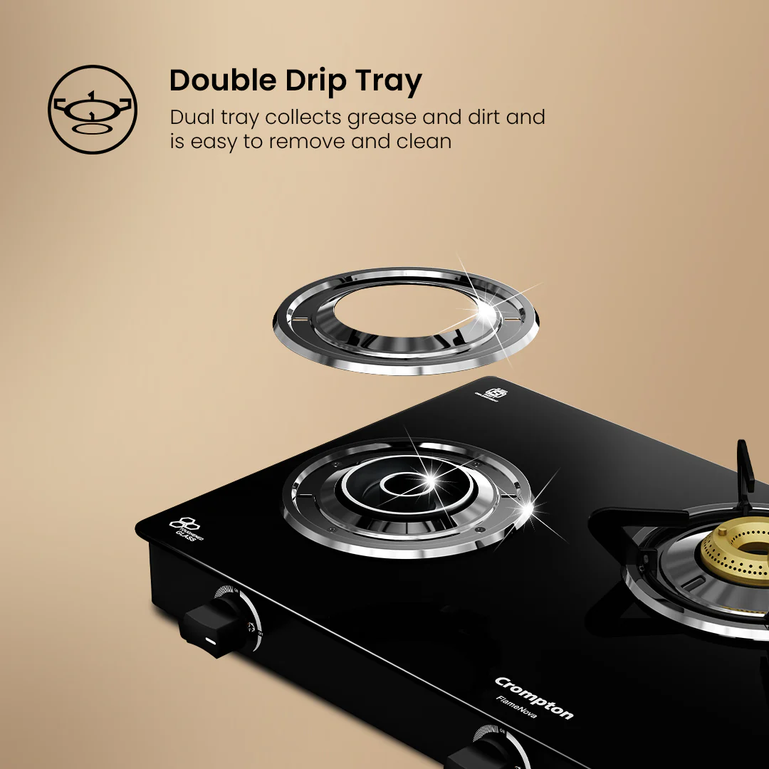 Crompton Cooktop FlameNova 3 Burner 69 cm Glass - Image 4