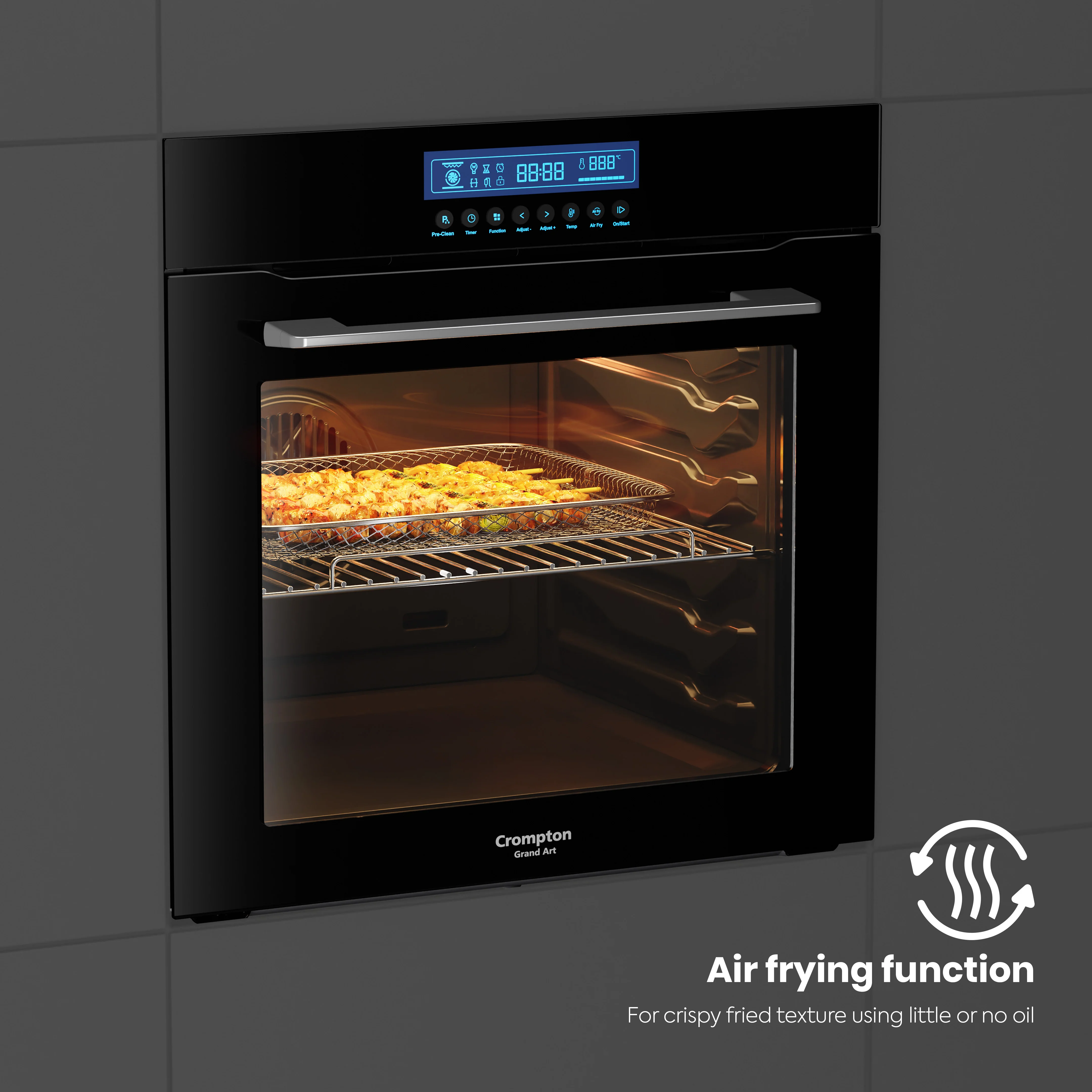 Crompton GrandArt -Pyrolytic Pro Oven 78L - Image 4