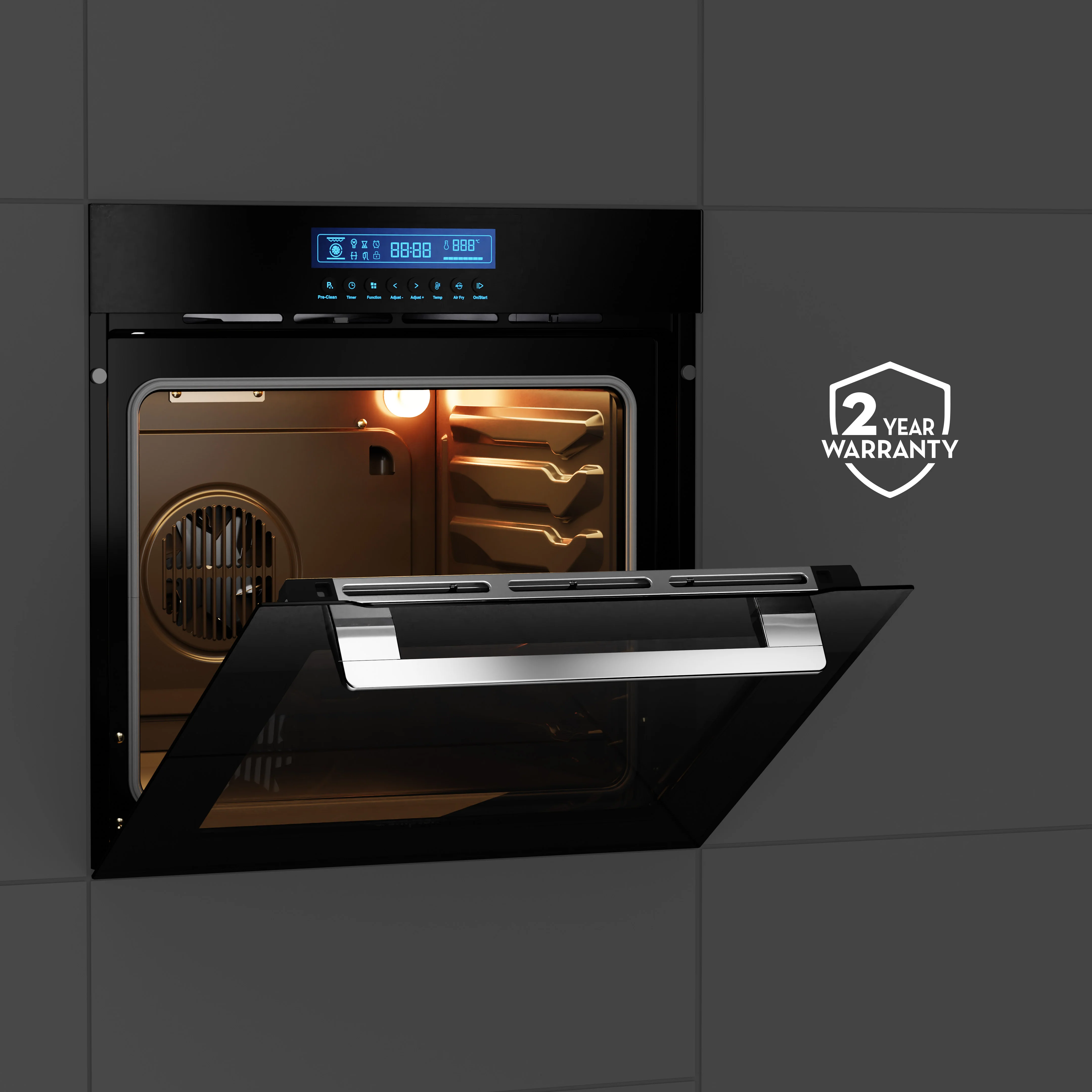 Crompton GrandArt -Pyrolytic Pro Oven 78L - Image 5